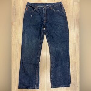 Rasco Fr Denim Jeans Mens Size 40 X 34 CAT2/2112 100% Cotton Workwear Pants